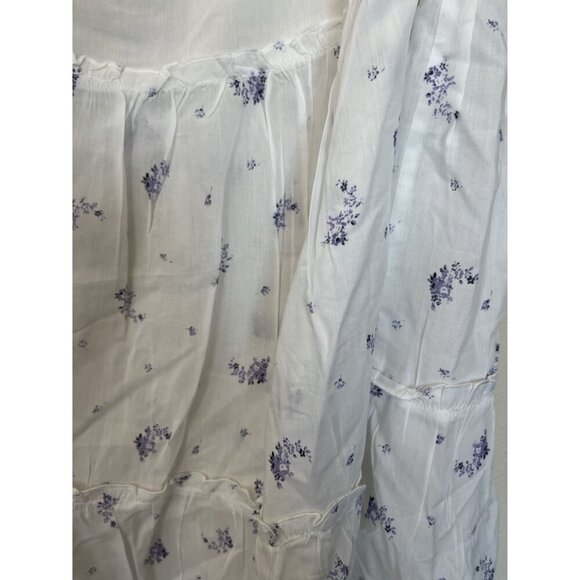 NWT Anthropologie Sheer Tiered Midi Skirt L - Picture 10 of 14